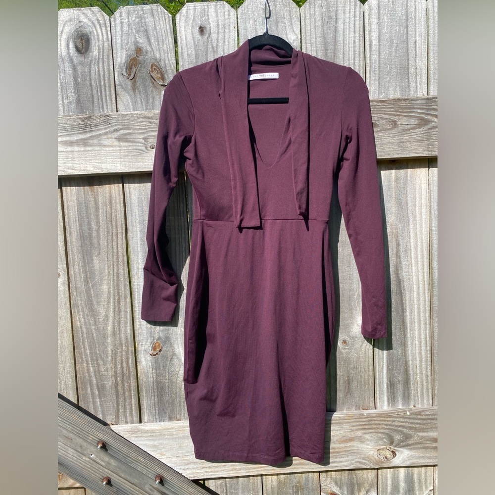 Susan Monaco Aubergine Merlot color Women's Dress Size Small